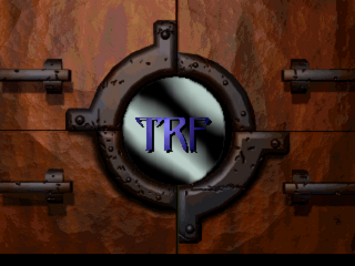 Thea Realm Fighters title screen for Jaguar